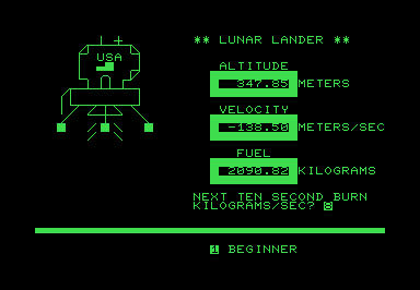 Lunar Lander II